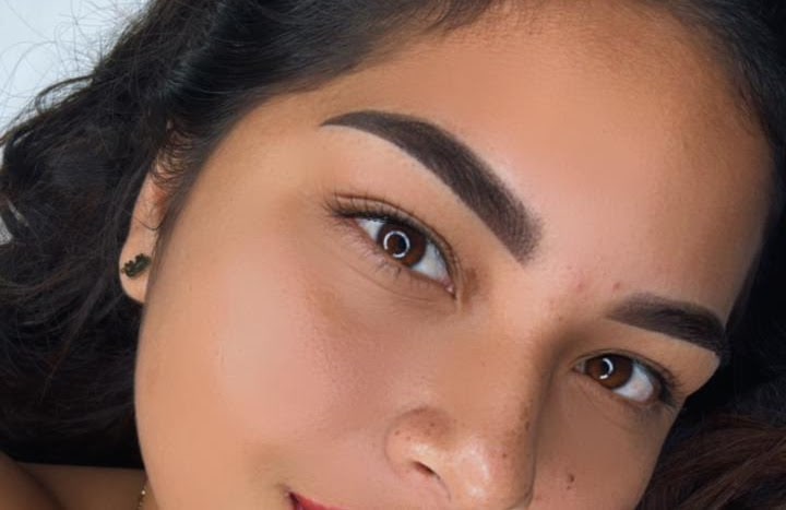 Close-up brow result from Rio PMU Studio gallery