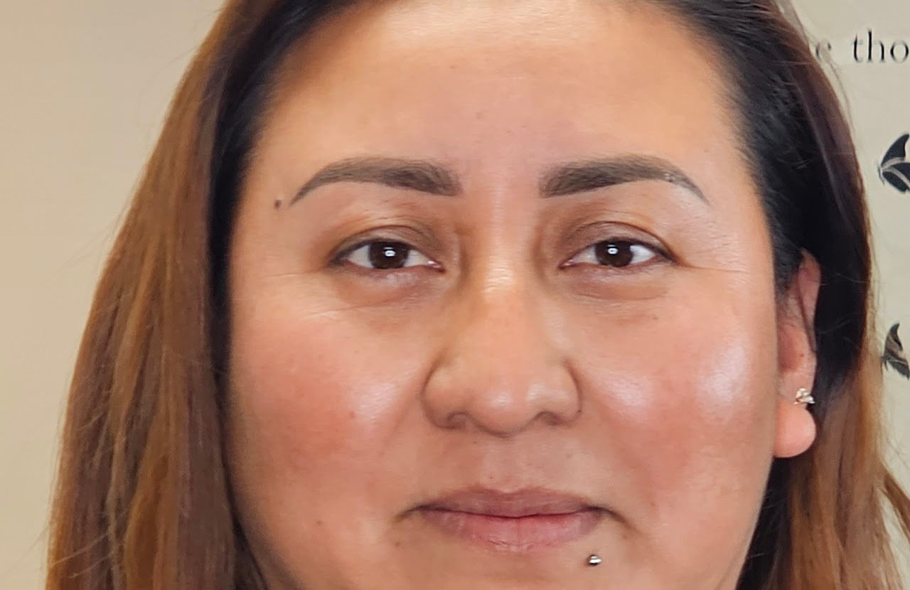 Brow result portrait from Rio PMU Studio gallery